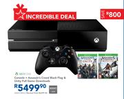 Xbox One Console + Assassin's Creed Black Flag & Unity Full Game Downloads