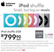 Apple iPod Shuffle 2GB-Each