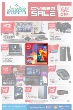 Incredible Connection : Cyber Sale (16 Apr - 19 Apr 2015), page 1