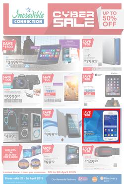 Incredible Connection : Cyber Sale (23 Apr - 26 Apr 2015), page 1
