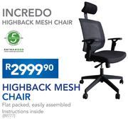 Incredo High Back Mesh Chair