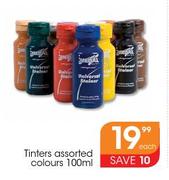 Tinters Assorted Colours-100ml Each