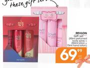 Revlon Gift Set(90ml Perfumed Body Spray + 250ml Lotion + 75ml Hand Lotion)-Per Set