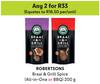 Robertsons Braai & Grill Spice (All In One Or BBQ)-For Any 2 x 200g