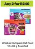 Whiskas Multipack Cat Food Assorted-For Any 2 x 12 x 85g