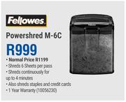 Fellowes Powershred M-6C