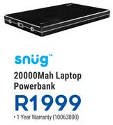 Snug 20000mAh Laptop Powerbank
