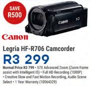 Canon Legria HF-R706 Camcorder