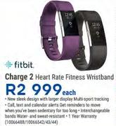 Fitbit Charge 2 Heart Rate Fitness Wristband-Each