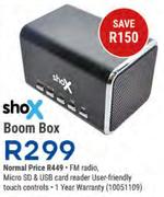 ShoX Boom Box