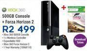 Xbox360 500GB Console+ Forza Horizon 2