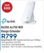 TP Link Re200 AC750 WiFi Range Extender