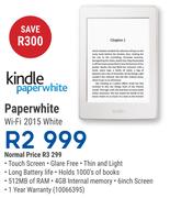 Kindle Paperwhite WiFi 2015 White