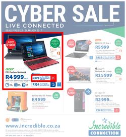 Incredible Connection : Cyber Sale (23 Mar - 26 Mar 2017), page 1