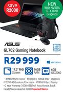 Asus GL702 Gaming Notebook