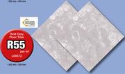 Ovid Grey Floor Tiles 350x350mm L08572-Per Sqm