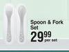 Baby Things Spoon & Fork Set-Per Set