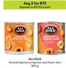 All Gold Smooth Apricot Or Apricot & Peach Jam-For Any 2 x 900g
