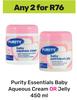 Purity Essentials Baby Aqueous Cream Or Jelly-For Any 2 x 450ml