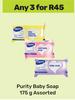 Purity Baby Soap Assorted-For Any 3 X 175g