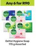 Dettol Hygiene Soap Assorted-For Any 6 x 175g