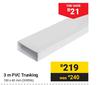 3m PVC Trunking 309596-100 x 40mm