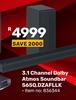 LG Sound Bar 3.1 Channel Dolby Atmos Soundbar S65Q.DZAFLLK