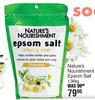 Nature's Nourishment Epsom Salt-1.36Kg