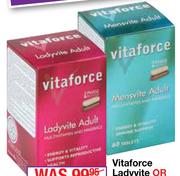 Vitaforce Ladyvite Or Mensvite 60 Tablets Assorted-Each
