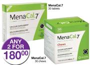 Mena Cal.7 30 Tablets + Mena Cal.7 30 Chews-For 2