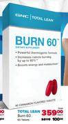 GNC Total Lean Burn 60 Tablets-Each