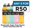 Restorade Sugar Free Sports Drink Assorted-For Any 5 x 500ml