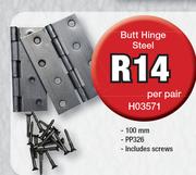 Butt Hinge Steel-Per Pair