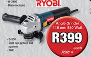 Ryobi Angle Grinder 115mm 850 Watt J23214