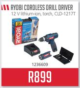 Ryobi Cordless Drill Driver