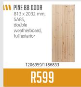 Pine BB Door-813 x 2032mm