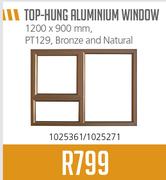 Top Hung Aluminium Window-1200 x 900mm