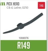 Pick Head C&D, Lasher 0250-3Kg