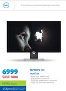 Dell 28" Ultra HD Monitor
