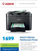 Canon Maxify MB2740 Multifunction Printer