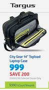 Targus City Gear 14" Topload Laptop Case