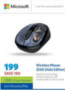 Microsoft Wireless Mouse 3500 Halo Edition