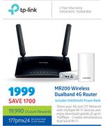 TP-Link MR200 Wireless Dual band 4G Router 