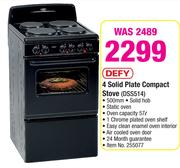 Defy 4 Solid Plate Compact Stove DSS514