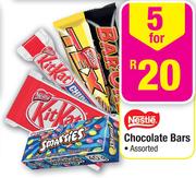 Nestle Chocolate Bars Assorted-5's