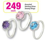 Assorted Sterling Silver Sweety Rings-Each