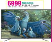 Hisense 50" FHD LED TV LEDN50D36P