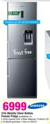 Samsung 310Ltr Metallic Silver Bottom Freezer Fridge RL48RWESW1 XF