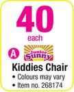 Sunny Kiddies Chair-Each