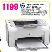 HP Single Function Mono Laser Printer P1102